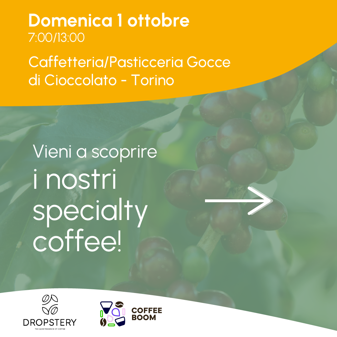 Dropstery aderisce a CoffeeBoom per la Giornata Internazionale del Caffè